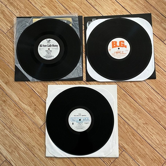 Lot of 3 B.G. 12" Vinyl Records Singles rap hip hop juvenile hot boyz lil wayne - Picture 3 of 3